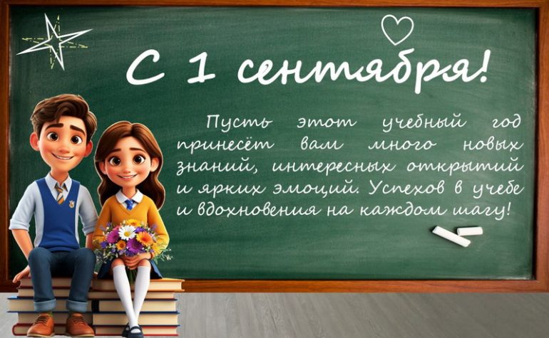 С 1 сентября!